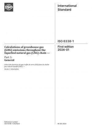 Berechnungen der Treibhausgasemissionen (THG) in der gesamten Flüssigerdgaskette (LNG).