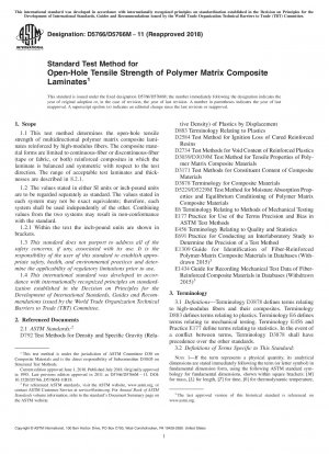 Standardtestverfahren für die Zugfestigkeit von Polymermatrix-Verbundlaminaten im offenen Loch