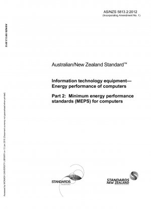 Energieleistung von Geräten der Informationstechnologie, Computer, Mindestenergieleistungsstandards (MEPS) für Computer