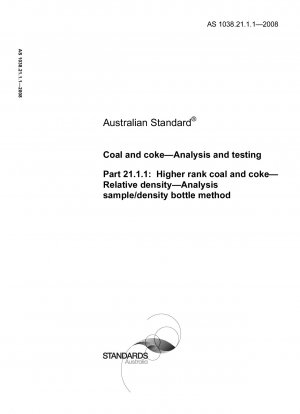 Kohle- und Koksanalyse und -prüfung, fortschrittliche Methode zur Analyse der relativen Dichte von Kohle und Koks, Proben-/Dichteflaschenmethode
