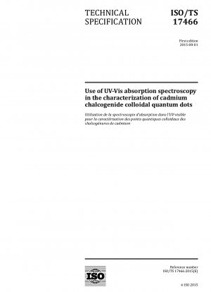 Verwendung der UV-Vis-Absorptionsspektroskopie zur Charakterisierung kolloidaler Cadmiumchalkogenid-Quantenpunkte