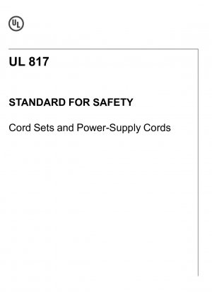 UL-Standard für Sicherheitskabelsätze und Stromversorgungskabel