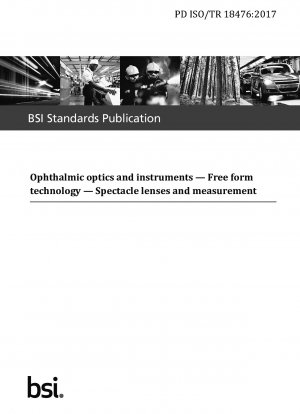 Augenoptik und Instrumente. Freiformtechnologie. Brillengläser und Vermessung