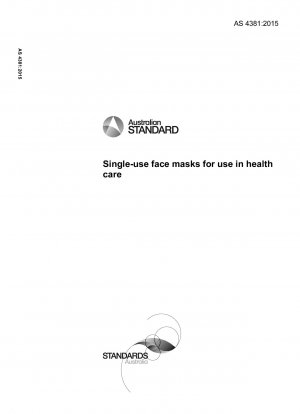 Einweg-Gesichtsmasken für den Einsatz im Gesundheitswesen