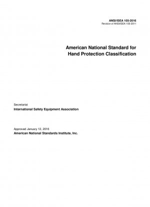 Amerikanischer nationaler Standard für die Handschutzklassifizierung
