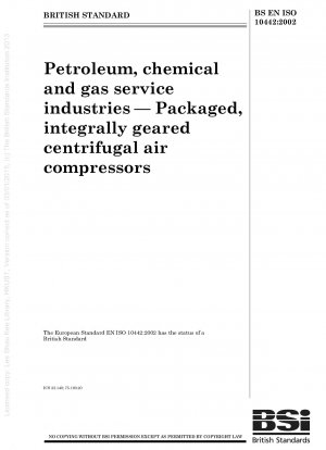 Erdöl-, Chemie- und Gasdienstleistungsindustrie. Kompakte Radialluftkompressoren mit integriertem Getriebe