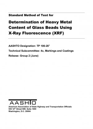 Standardtestmethode zur Bestimmung des Schwermetallgehalts von Glasperlen mittels Röntgenfluoreszenz (RFA)