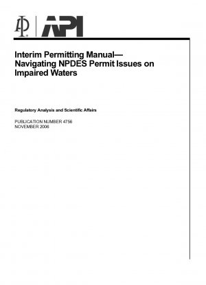 Handbuch zur vorläufigen Genehmigung zur Bewältigung von NPDES-Genehmigungsproblemen in beeinträchtigten Gewässern