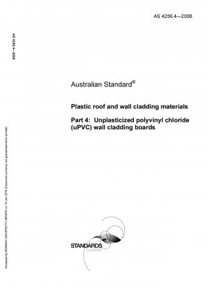 Dach- und Wandverkleidungsmaterialien aus Kunststoff – Wandverkleidungsplatten aus weichmacherfreiem Polyvinylchlorid (uPVC).