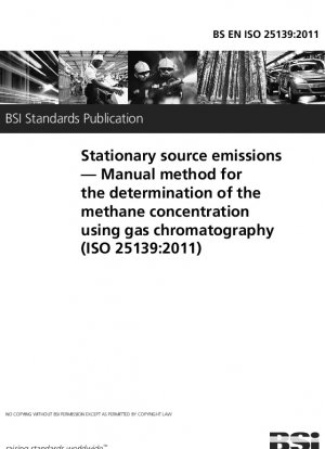 Emissionen aus stationären Quellen. Manuelle Methode zur Bestimmung der Methankonzentration mittels Gaschromatographie
