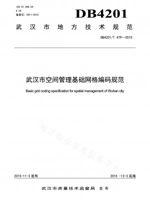 Grundlegende Rastercodierung für das Raummanagement der Stadt Wuhan