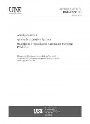 Luft- und Raumfahrtreihe - Qualitätsmanagementsysteme - Qualifizierungsverfahren für Luft- und Raumfahrt-Standardprodukte