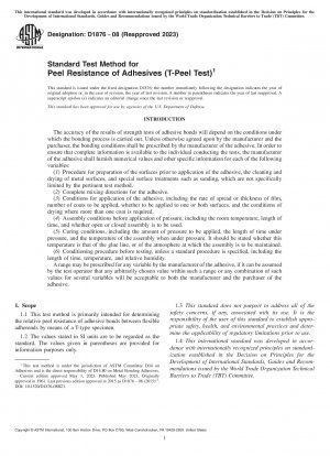 Standardtestmethode für die Schälfestigkeit von Klebstoffen (T-Peel-Test)