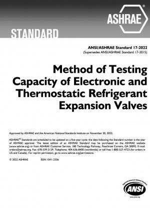 Methode zur Prüfung der Kapazität elektronischer und thermostatischer Kältemittelexpansionsventile