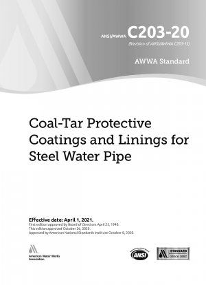 Kohlenteer-Schutzbeschichtungen und -auskleidungen für Stahlwasserleitungen