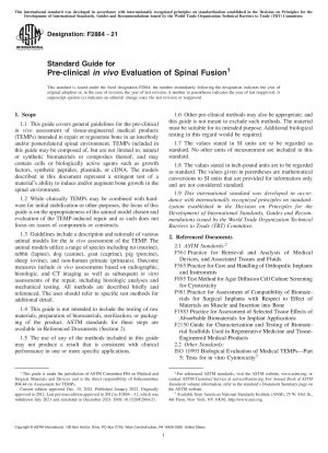 Standardhandbuch für die präklinische In-vivo-Bewertung der Wirbelsäulenfusion