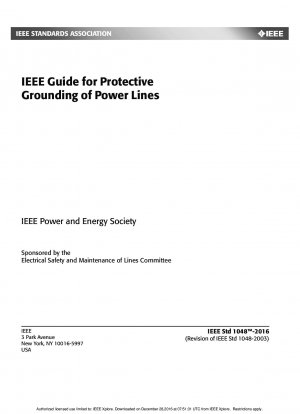 IEEE-Leitfaden zur Schutzerdung von Stromleitungen