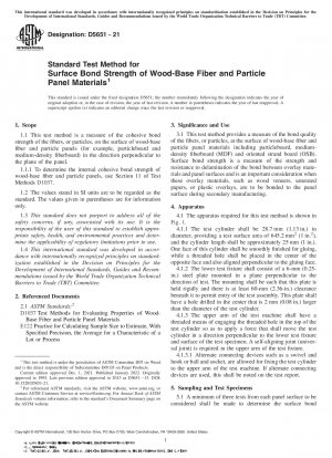Standardtestverfahren für die Oberflächenhaftfestigkeit von Holzfaser- und Spanplattenmaterialien