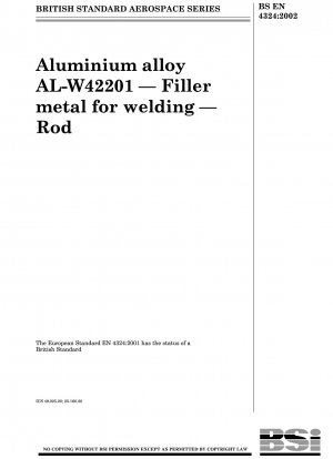 Luft- und Raumfahrt - Aluminiumlegierung AL-W42201 - Schweißzusatzwerkstoff - Stab