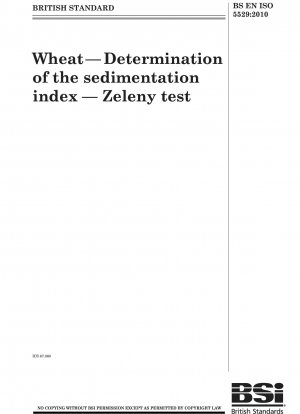 Weizen - Bestimmung des Sedimentationsindex - Zeleny-Test