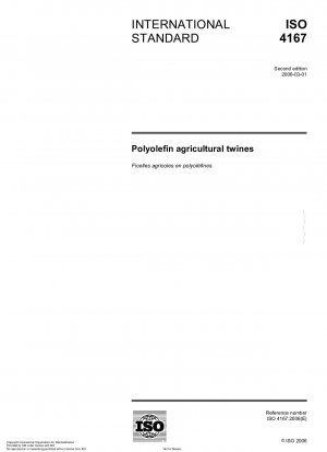 Landwirtschaftliche Polyolefin-Schnüre