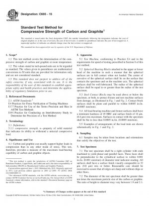 Standardtestmethode für die Druckfestigkeit von Kohlenstoff und Graphit