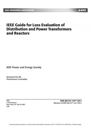 IEEE-Leitfaden zur Verlustbewertung von Verteilungs- und Leistungstransformatoren und -reaktoren