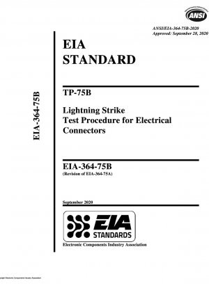 TP-75B-Blitztestverfahren für elektrische Steckverbinder