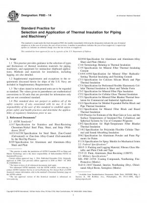 Standardpraxis für die Auswahl und Anwendung der Wärmedämmung für Rohrleitungen und Maschinen