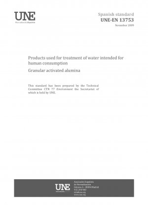 Produkte zur Aufbereitung von Wasser für den menschlichen Gebrauch – Aktiviertes Aluminiumoxid in Granulatform