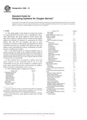 Standardhandbuch zum Entwerfen von Systemen für den Sauerstoffbetrieb