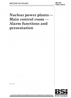 Atomkraftwerke. Hauptkontrollraum. Alarmfunktionen und Präsentation