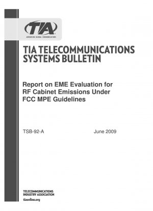 Bericht über die EME-Bewertung der HF-Schrankemissionen gemäß den MPE-Richtlinien der FCC