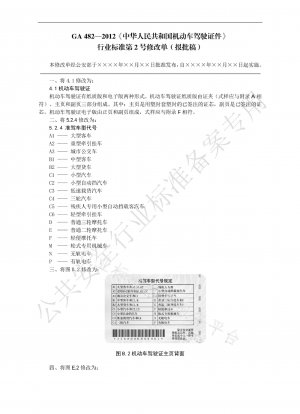 Änderung Nr. 2 zum „Kraftfahrzeugführerschein der Volksrepublik China“.