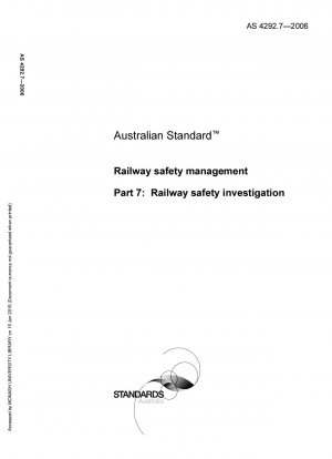 Eisenbahnsicherheitsmanagement – Untersuchung der Eisenbahnsicherheit