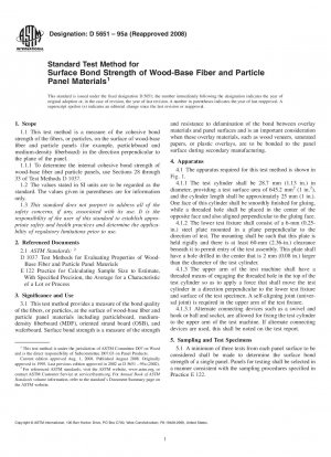 Standardtestverfahren für die Oberflächenhaftfestigkeit von Holzfaser- und Spanplattenmaterialien