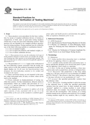Standardpraktiken für die Kraftüberprüfung von Prüfmaschinen