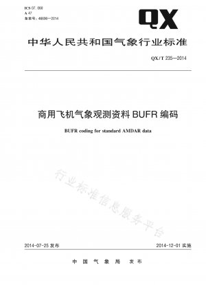 BUFR-Kodierung für Standard-AMDAR-Daten