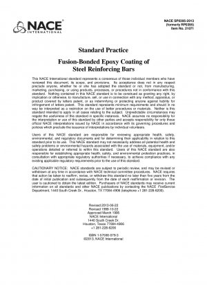 Schmelzgebundene Epoxidbeschichtung von Stahlbewehrungsstäben (Art.-Nr. 21071)