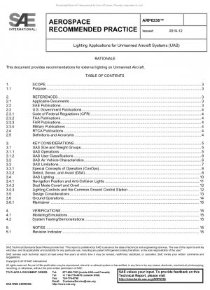 Beleuchtungsanwendungen für unbemannte Flugzeugsysteme (UAS)