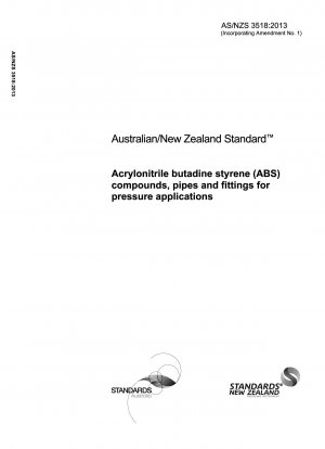 Acrylnitril-Butadien-Styrol (ABS)-Verbindungen, Rohre und Formstücke für Druckanwendungen
