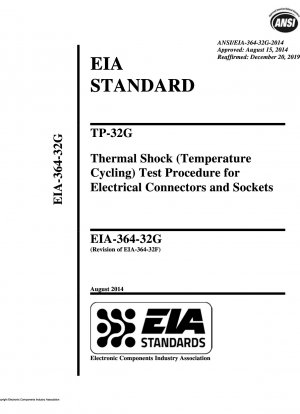 TP-32G Thermoschock-Testverfahren (Temperaturwechsel) für elektrische Steckverbinder und Steckdosen