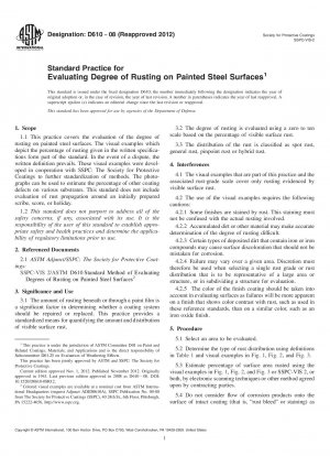 Standardpraxis zur Bewertung des Rostgrades auf lackierten Stahloberflächen