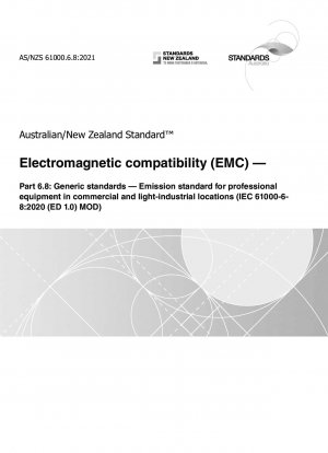 Elektromagnetische Verträglichkeit (EMV), Teil 6.8: Fachgrundnormen – Emissionsnorm für professionelle Geräte in Gewerbe- und Leichtindustriestandorten (IEC 61000-6-8:2020 (ED 1.0) MOD)