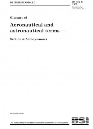 Glossar der Luftfahrt- und Astronautikbegriffe – Abschnitt 4: Aerodynamik