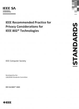 Empfohlene IEEE-Praxis für Datenschutzüberlegungen für IEEE 802(R)-Technologien