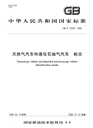 Erkennungszeichen für Erdgasfahrzeuge und Flüssiggasfahrzeuge