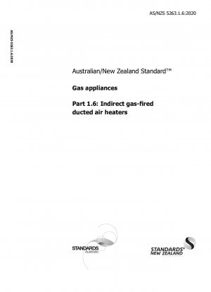 Gasgeräte, Teil 1.6: Indirekte gasbetriebene Lufterhitzer