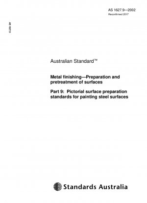 Metallveredelung – Vorbereitung und Vorbehandlung von Oberflächen – Bildliche Oberflächenvorbereitungsstandards für die Lackierung von Stahloberflächen