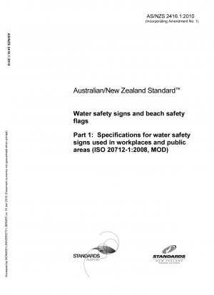 Wassersicherheitsschilder und Strandsicherheitsschilder Spezifikation für Wassersicherheitsschilder zur Verwendung an Arbeitsplätzen und in öffentlichen Bereichen